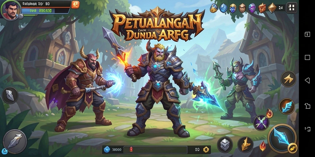Tampilan gameplay menarik dari petualangan epik di 8ID.