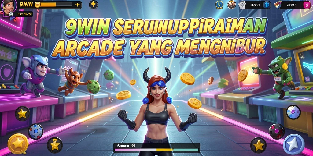 Screenshot gameplay 9WIN yang menunjukkan keseruan permainan Arcade.