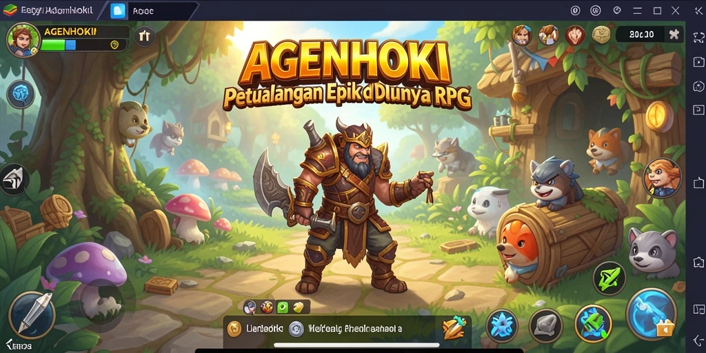 Gameplay AGENHOKI yang mendebarkan dalam dunia RPG.