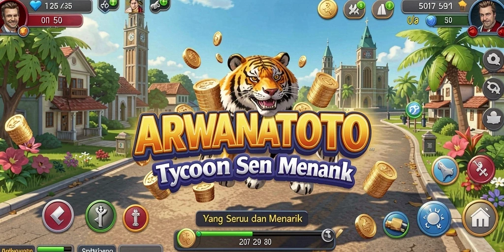 Tampilan gameplay ARWANATOTO yang menarik dan interaktif.