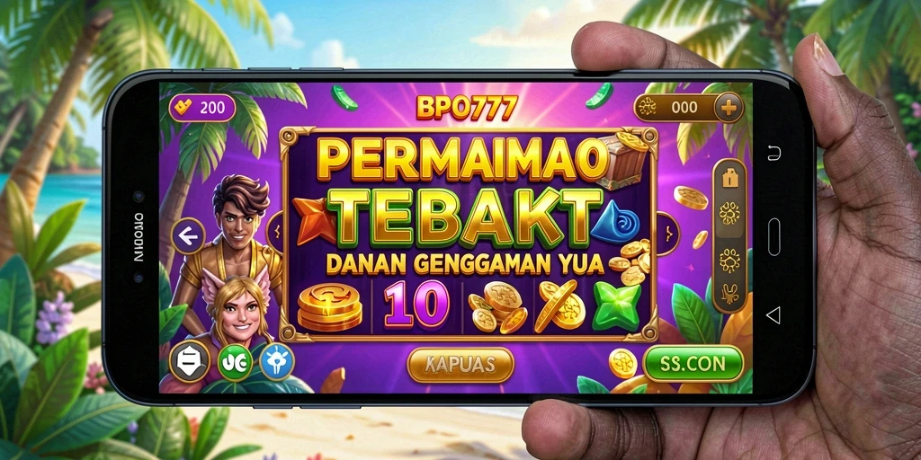 Screenshot BPO777 menampilkan gameplay slot yang menarik dengan grafis warna-warni.