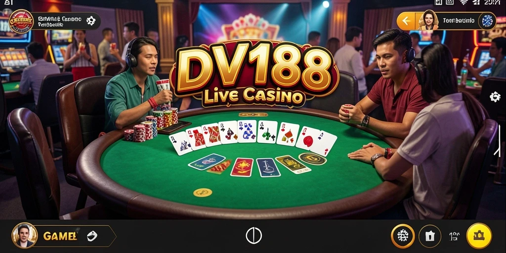 Gameplay Live Casino yang seru dan menarik di DV188.