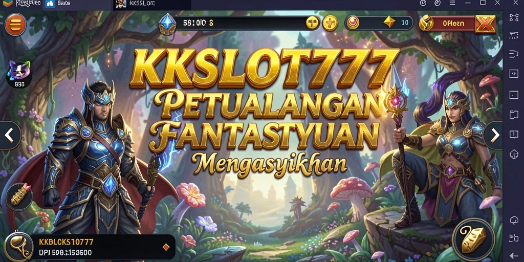 Tampilan menawan gameplay RPG KKSLOT777 dengan karakter dan aksi seru.