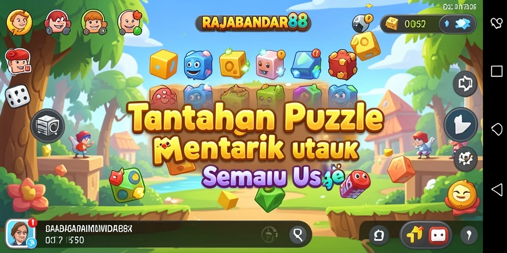 Tangkapan layar menampilkan gameplay seru dan menantang dari RAJABANDAR88.