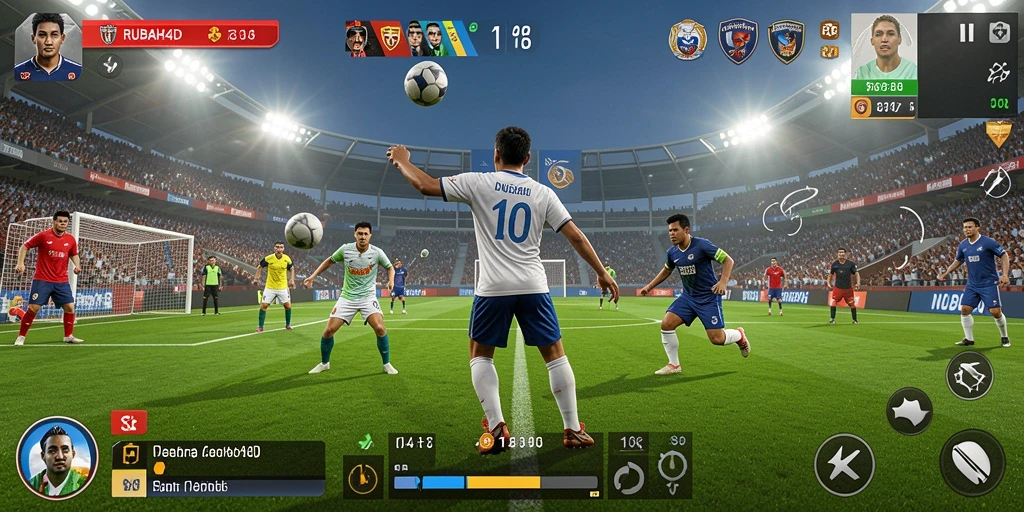 Screenshot RUBAH4D menampilkan pertandingan olahraga yang seru.