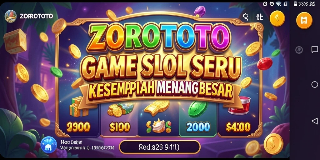 Gameplay ZOROTOTO yang penuh warna dan menarik.
